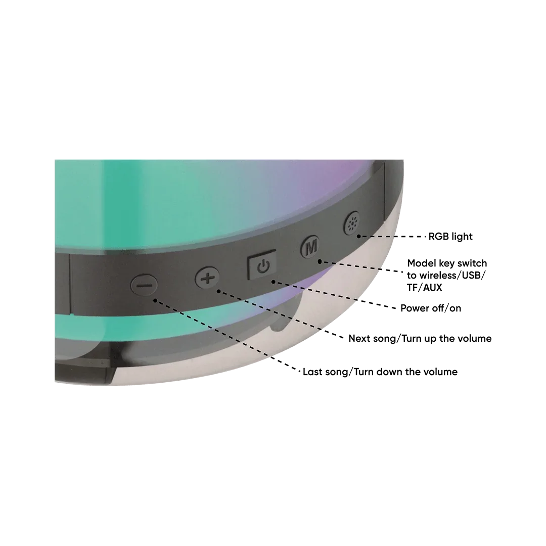 BX-187 RGB Bluetooth Speaker, 20W — photo 2