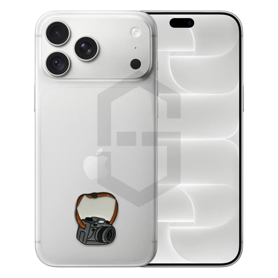 Camera with Strap Metal Sticker — photo 1
