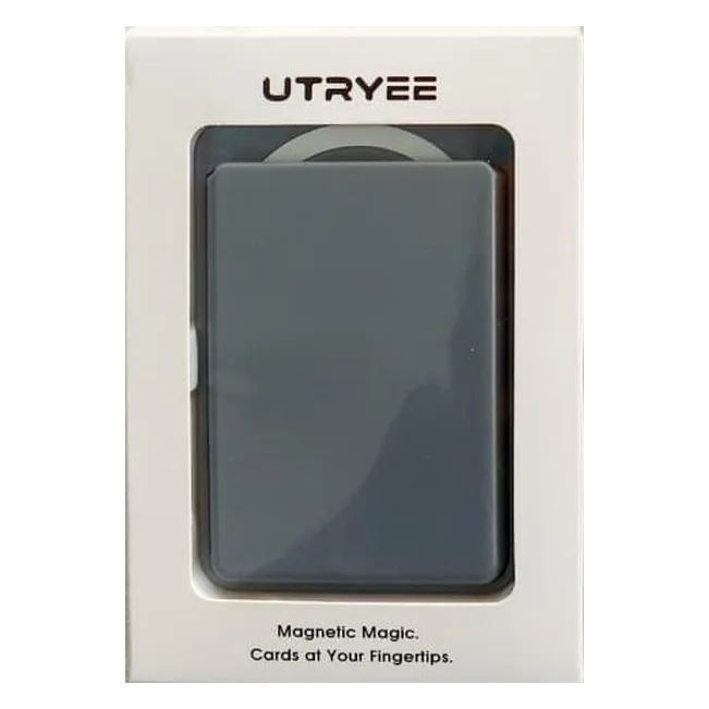 Colored MagSafe Wallet with Stand — Grey