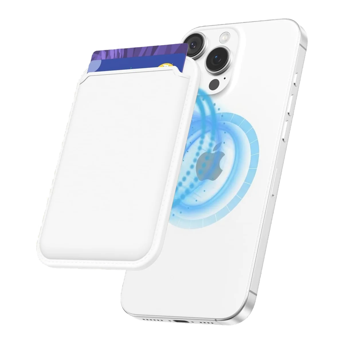 Colored MagSafe Wallet — White