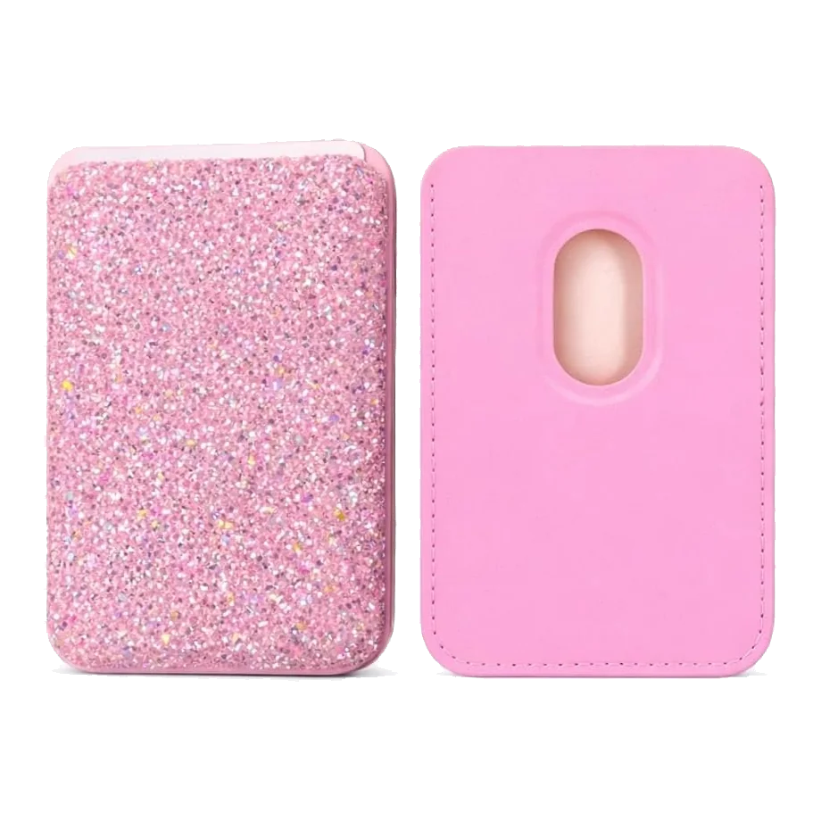 Diamond MagSafe Wallet — Pink