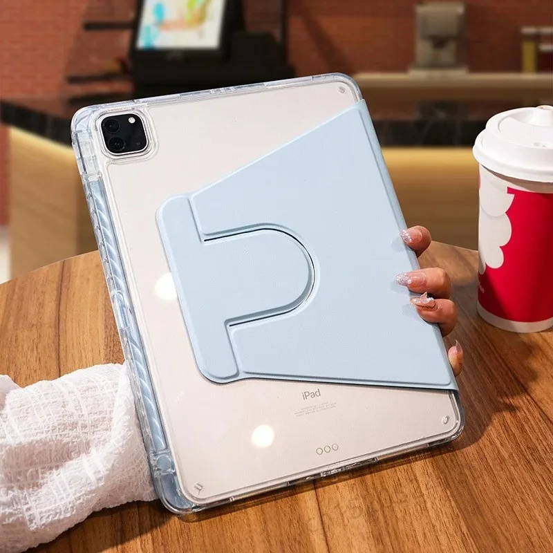 iPad 360° Rotating Case — Sky Blue