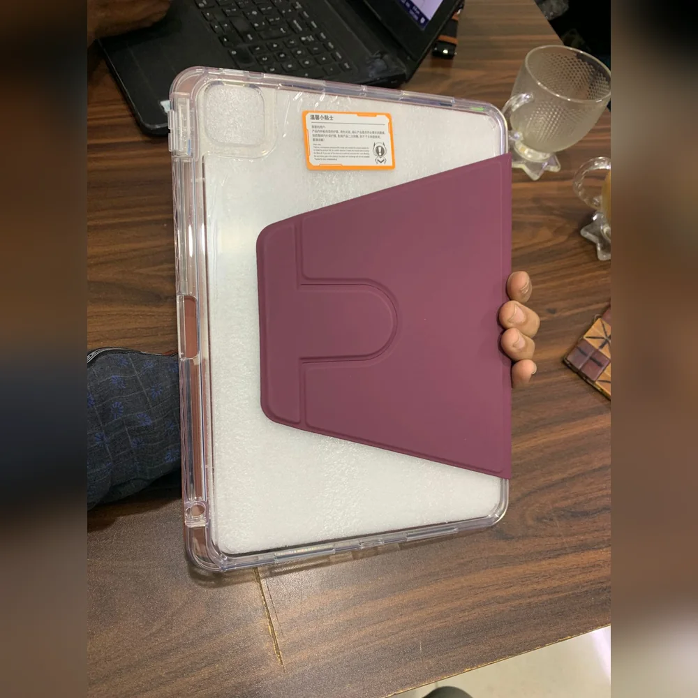 iPad 360° Rotating Case — Burgundy