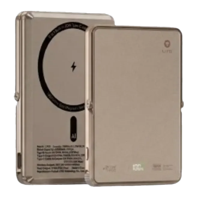 Lito LP03 5-in-1 Magnetic Power Bank, 5000mAh, Gold — photo 2