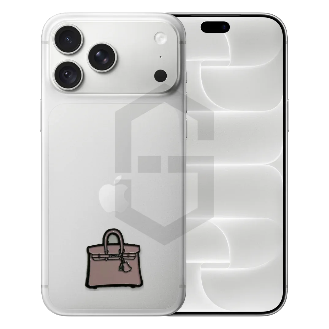 Pink Handbag Metal Sticker — photo 1