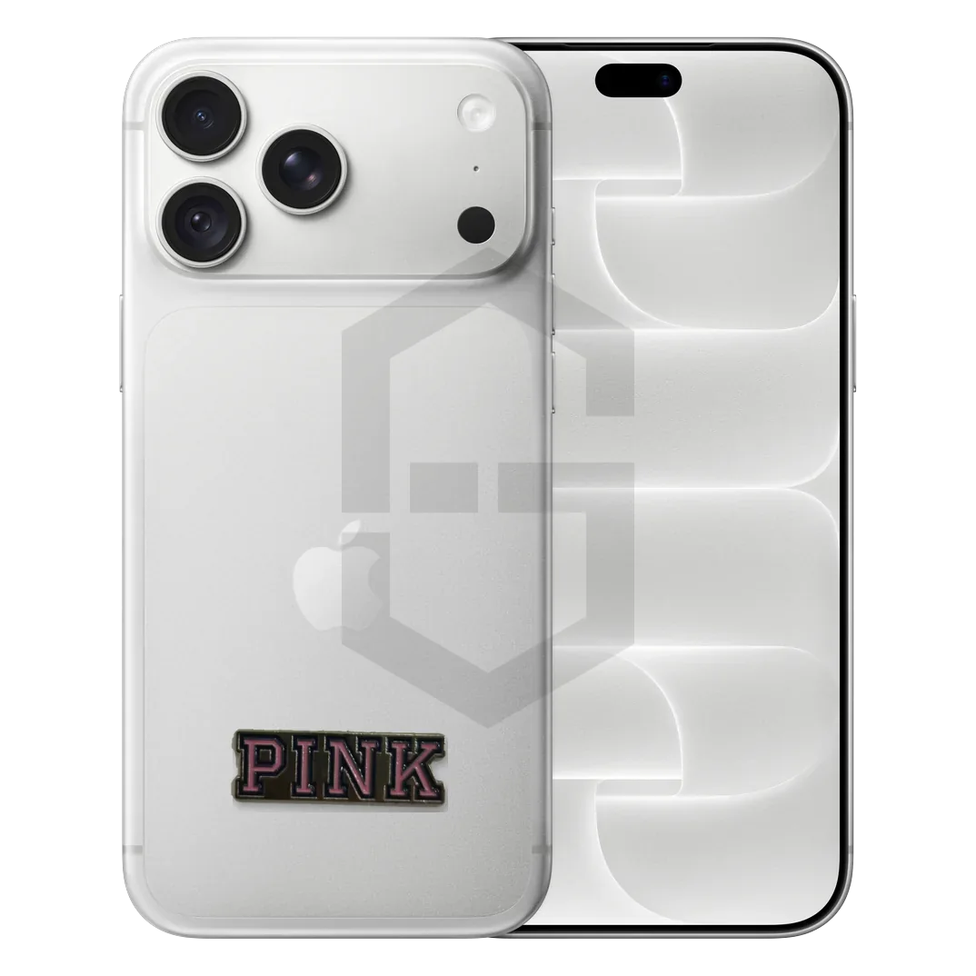 PINK Metal Sticker — photo 1