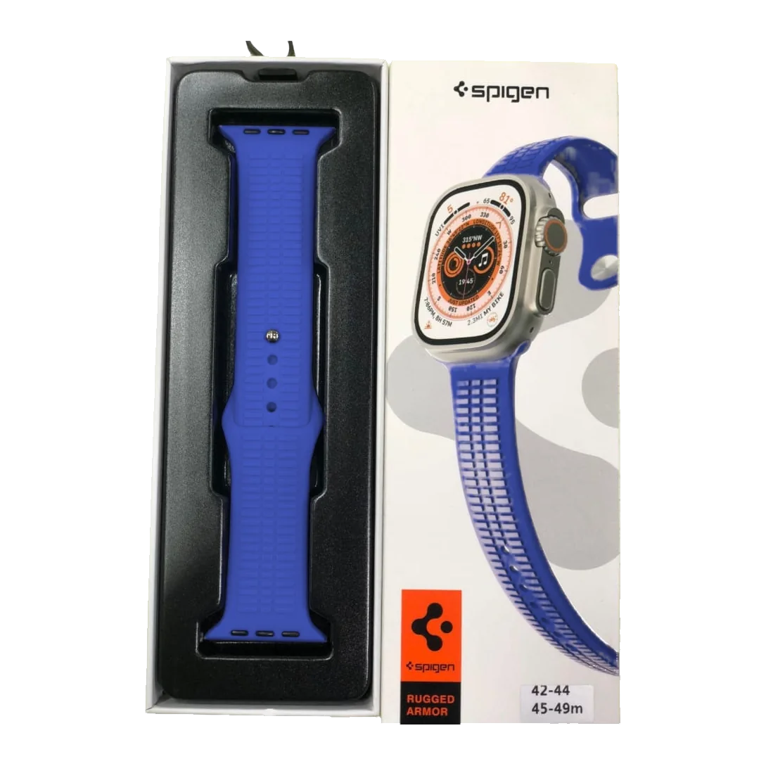 Rugged Armor Strap for Apple Watch — Blue