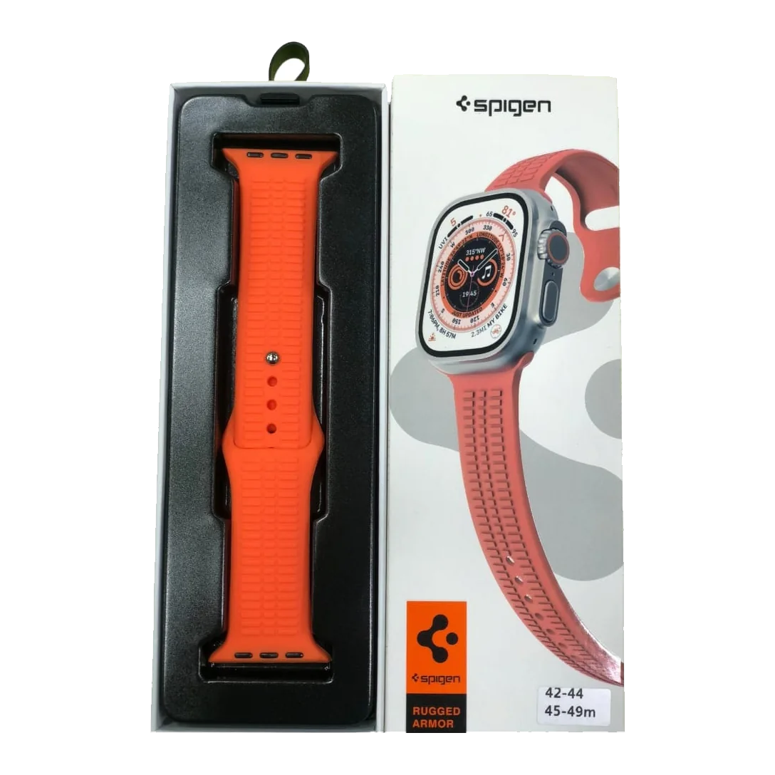 Rugged Armor Strap for Apple Watch — Red