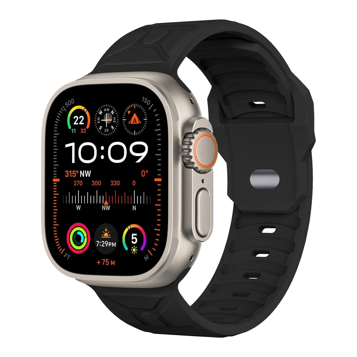 Sport Strap for Apple Watch — Black