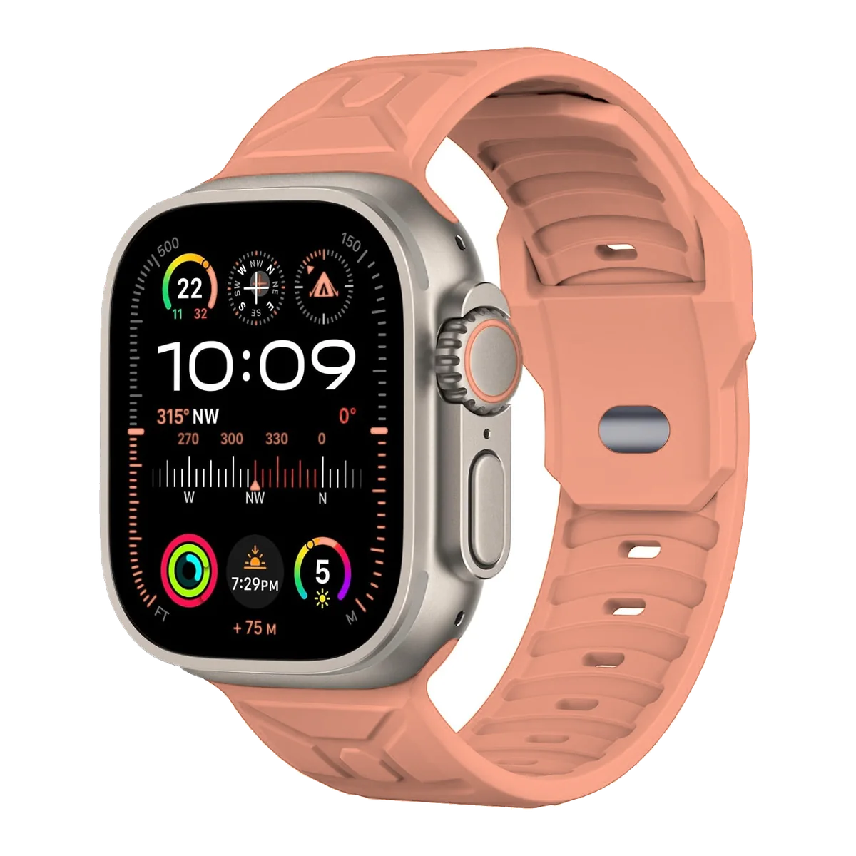 Sport Strap for Apple Watch — Peach