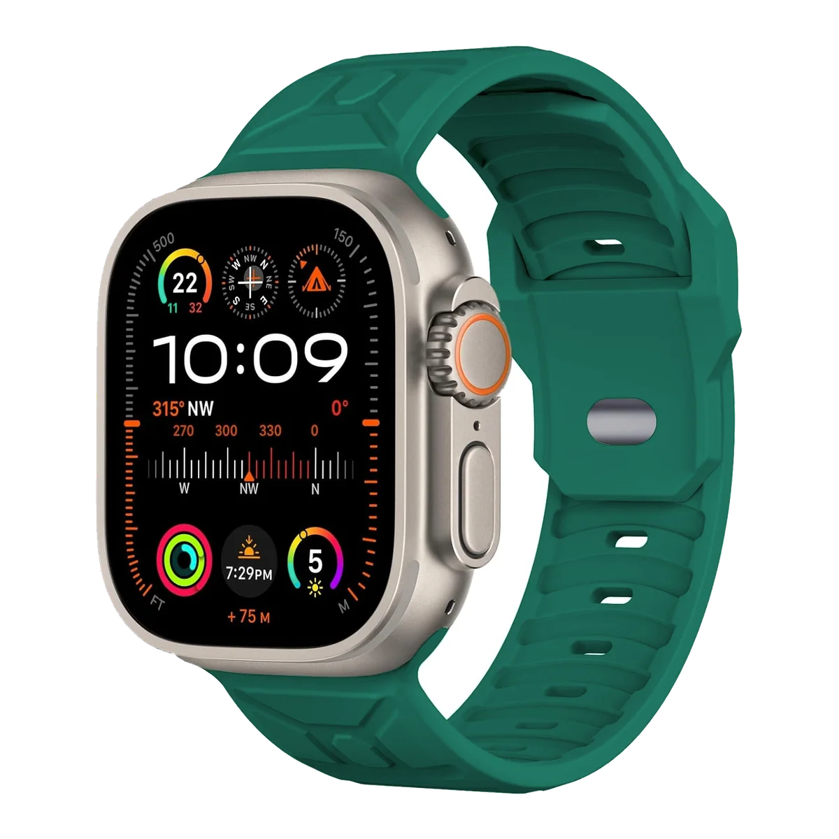 Sport Strap for Apple Watch — Dark Green
