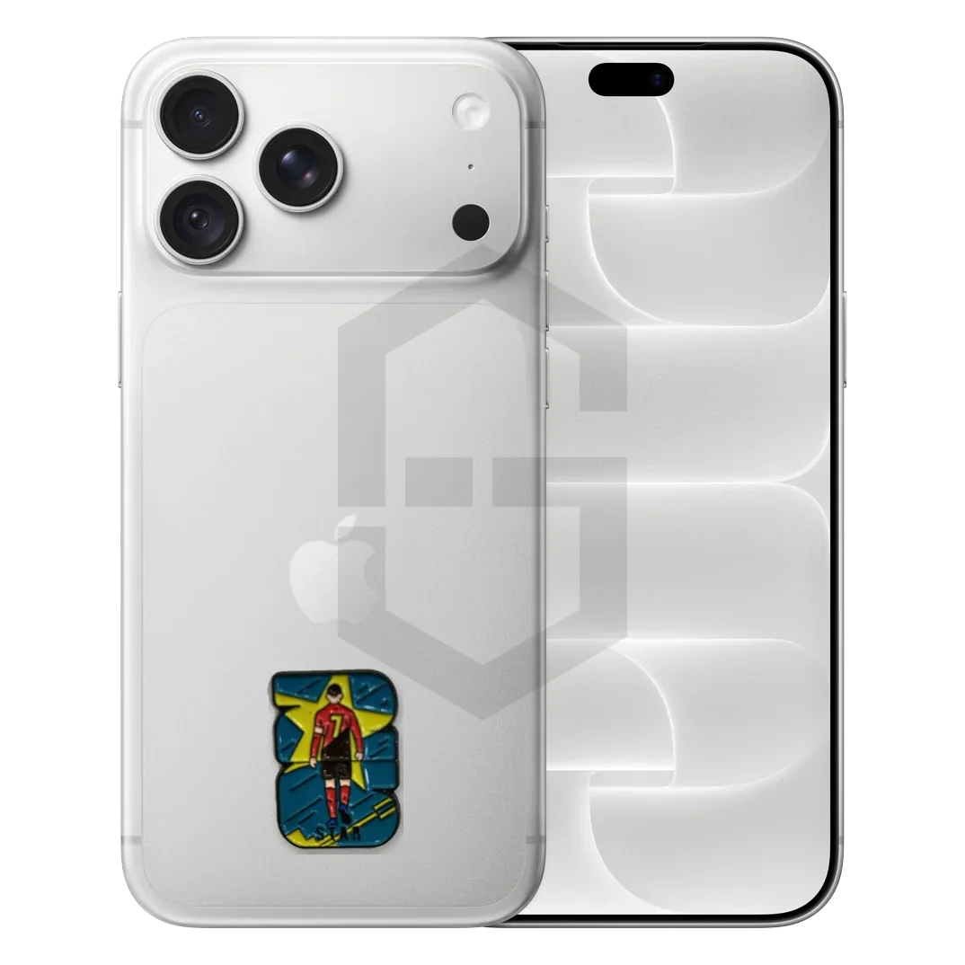 Star Footballer Metal Sticker — photo 1