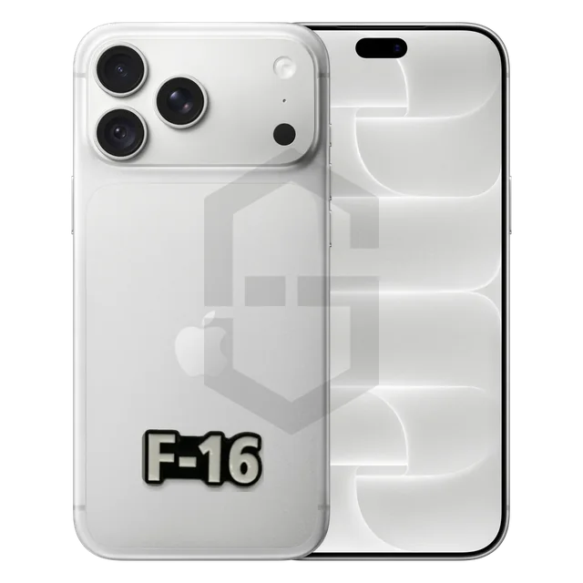 F-16 Metal Sticker