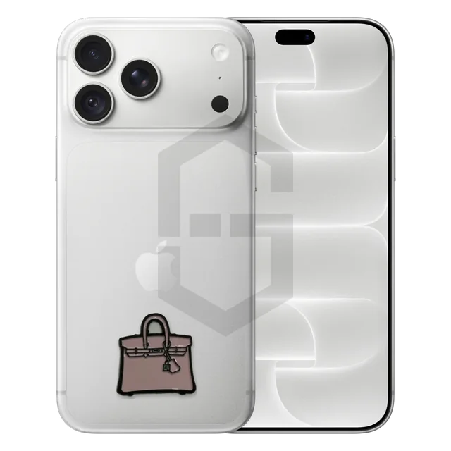 Pink Handbag Metal Sticker