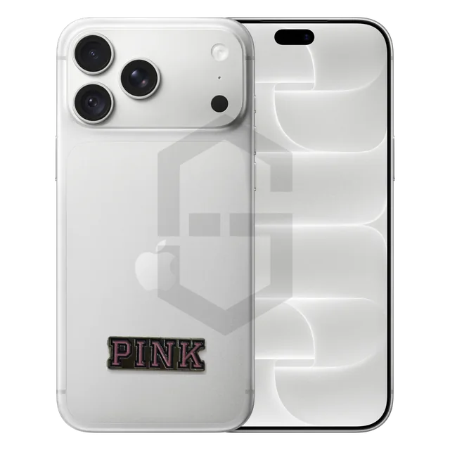 PINK Metal Sticker