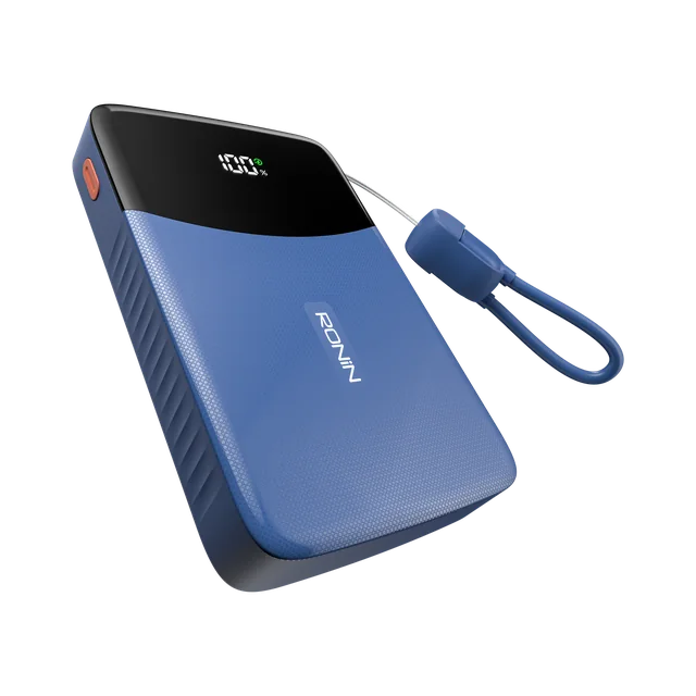 R-4075 Cyan Power Bank, 10000mAh 22.5W