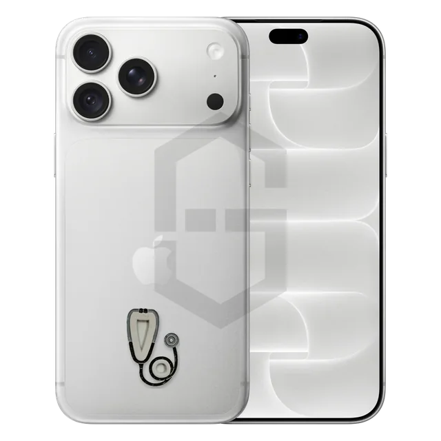 Stethoscope Metal Sticker