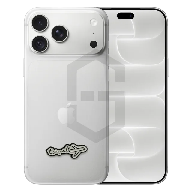 Travel Plane Metal Sticker